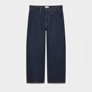 Aritzia Wilfred Liliana Capri Jean No Stress Dark Blue NWT‎